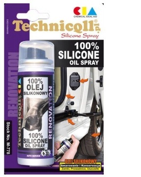 SMAR SILIKONOWY 100% spray - TECHNICQLL