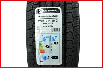 2 x 215/70R15C 109/107R Матадор ВСЕСЕЗОННЫЙ