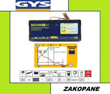 Выпрямитель Зарядное устройство 12 В 24 В 7 А 10 А 15 А GYS BATIUM