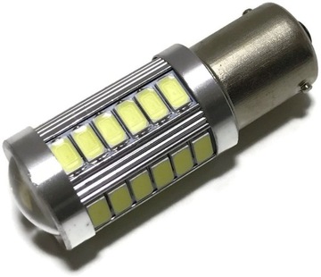 ŻARÓWKA LED SMD 5630 BA15S P21W BIAŁA DZIENNE 12V