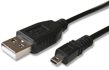 Kabel USB 2.0 na mini USB 1,5m NIKON UC-E6 KONICA PANASONIC