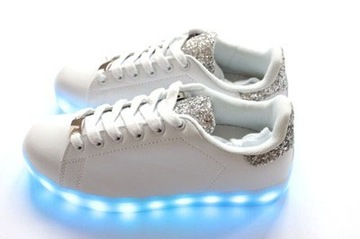 BUTY LED ŚWIECĄCE PODSWIETLANE SHUFFLE DANCE SIL40