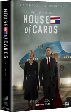 HOUSE OF CARDS - KOMPLETNY SEZON 3 [ BOX 4 DVD ]