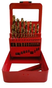 Komplet wierteł kobaltowych do metalu 1-10mm 19szt