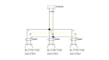 Щит подвесной распределительный MDV 3x230V schuko 2688