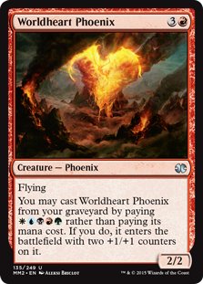 MTG 2x Worldheart Phoenix (Uncommon)