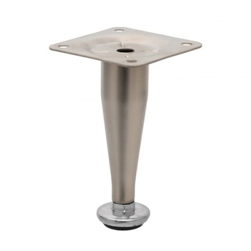 NOGA NÓŻKA MEBLOWA REGULOWANA METALOWA 10CM SATYNA