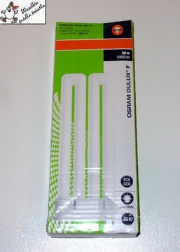 Люминесцентная лампа OSRAM DULUX F 36Вт/840 2G10 2800лм 4000К