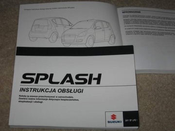 SUZUKI SPLASH polska instrukcja obsługi obsługa