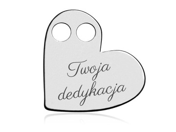 CELEBRYTKA ZAWIESZKA SERCE SERDUSZKO HEART GRAWER