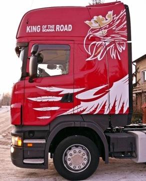 НАКЛЕЙКИ SCANIA R TOPLINE HIGHLINE ШАБЛОН НАКЛЕЙКИ 7