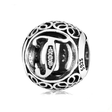 Charms Litera T CLASSIC STYLE zawieszka S925