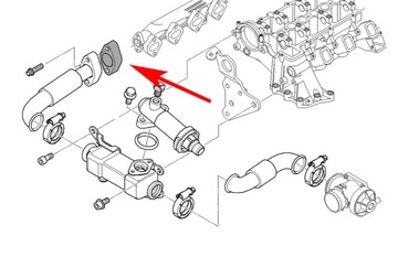 ПРОБКА КЛАПАНА EGR BMW E46 320cd 320td 320d 318d