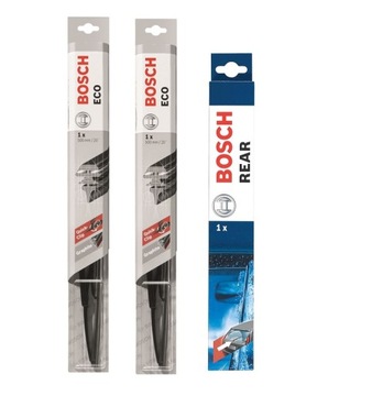 3x Wycieraczki BOSCH SUZUKI Swift III 3 przód +tył