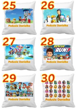 ПОДУШКА ДЛЯ ФОТО PAW PATROL Микрофибра + ИМЯ