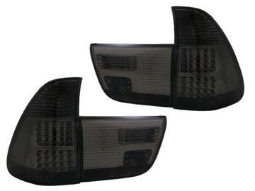 LAMPA TYL KPL BMW X5 E53 1999-2006 LED DIODY SMOKE