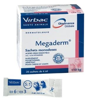 MEGADERM Virbac 4 ML 28 SASZETEK