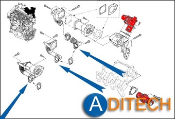 567 Заглушка EGR RENAULT DACIA NISSAN 1.5 dCi