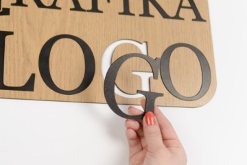 3D надписи слова из дерева - буквы на стену 3-9 см.