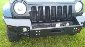 Стальной передний бампер Jeep Cherokee KJ