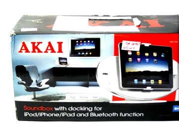 AKAI ASB12WE japoński głośnik Bluetooth biały