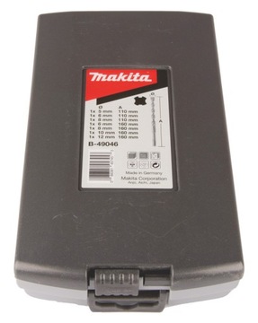 Makita B-49046 Набор сверл SDS+ 7шт для ударной дрели SDS PLUS