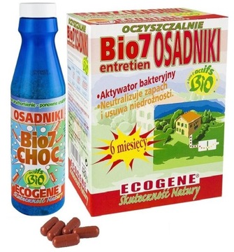 BAKTERIE ZESTAW: BIO7 CHOC + ENTRETIEN 480g