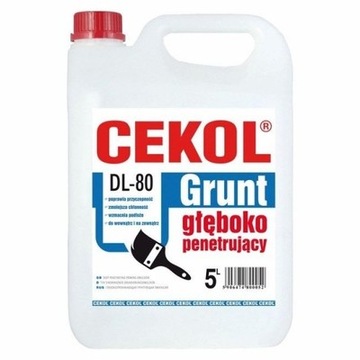 CEKOL DL-80 GRUNT GŁĘBOKO PENETRUJĄCY unigrunt 5L