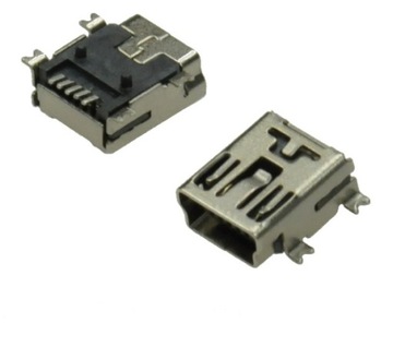 Gniazdo mini USB 5p 5pin typ B do montażu SMD(1946