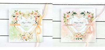 Свадебные ПРИГЛАШЕНИЯ, На Свадьбу, Геометрические, Красивые