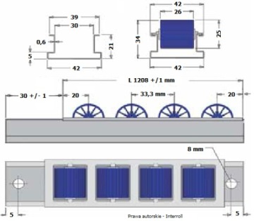 Лента роликовая 1240мм АКЦИЯ!!!