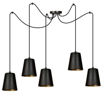 WISZĄCA LAMPA SUFITOWA LINK 5 LED PAJĄK od EMIBIG
