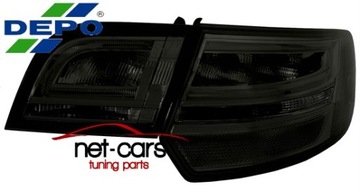 ЗАДНИЕ ФОНАРИ AUDI A3 8P 04-08 NEON LED SPORTBACK LIFT PATTERN SMOKE BLACK