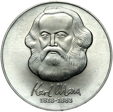 DDR - 20 Marek 1983 A - KARL MARX - MENNICZA UNC