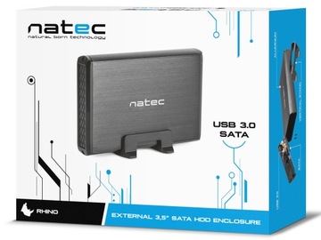 3,5-дюймовый алюминиевый корпус отсека для накопителей SATA USB 3.0