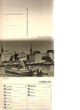 Календарь 18507 Pommern im Bild 1973 на немецком языке