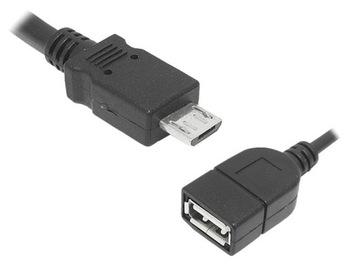 USB-OTG-ХОСТ-КАБЕЛЬ, USB-РАЗЪЕМ - МИКРО-ШТЕКЕР, 15 СМ