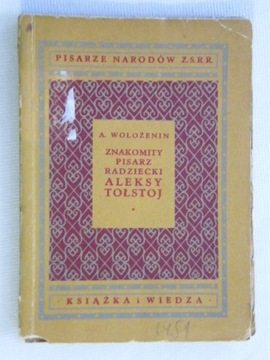 ZNAKOMITY PISARZ RADZIECKI Aleksy Tołstoj