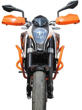 Пороги HEED KTM 390 DUKE (13-16) - оранжевые