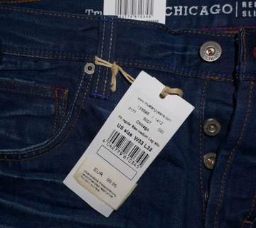MUSTANG CHICAGO slim džínsy utierané