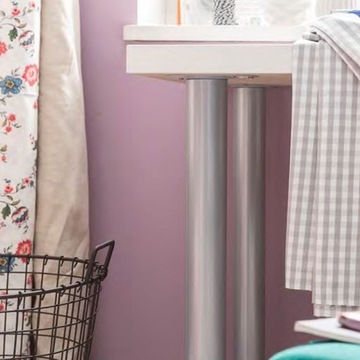 НОЖКИ СТОЛА КВАДРАТНЫЕ МЕТАЛЛИЧЕСКИЕ НОЖКИ, БЕЛЫЕ 50 4S