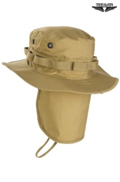 Mil-Tec TEESAR Brit R/S Neck Flap Hat Coyote M