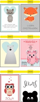 ПОСТЕР-плакаты для детей СКАНЫНАВСКИЕ свидетельство о рождении