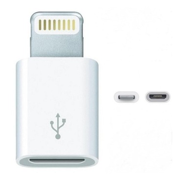 АДАПТЕР Переходник MICRO USB «папа-мама» для LIGHTNING IPHONE (3)