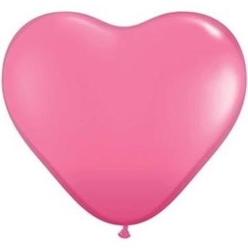 Balony SERCA 30cm RÓŻOWE PUDROWE 10szt na ślub
