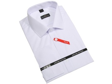 KOSZULA BIAŁA GŁADKA 41 176-182 SLIM FIT