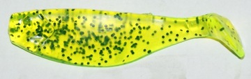 Manns RIPPER 80mm Przeźroczysty żółty z czarnym br