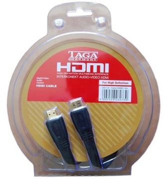 Przewód Kabel HDMI 0.8m TAGA HARMONY HD-0.8