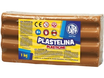 PLASTELINA LUZ NA 1KG ASTRA TERAKOTA CEGLASTY