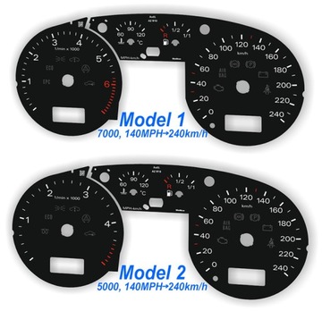 AUDI A2 - NÁHRADA KOTOUČŮ PŘÍSTROJOVÁ DESKA Z MPH NA KM/H